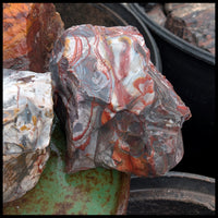 Sarape Jasper, Rough Rock, per lb