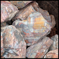 Sarape Jasper, Rough Rock, per lb