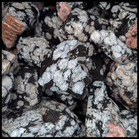 Snowflake Obsidian, Large Flake, Rough Rock, per lb