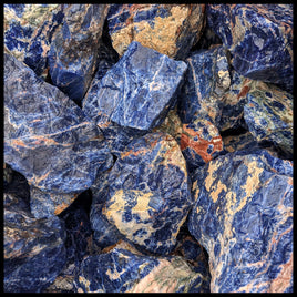 Sodalite, South Africa, Rough Rock, per lb