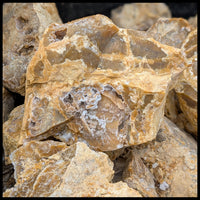 Yellow Feather Agate, Rough Rock, per lb