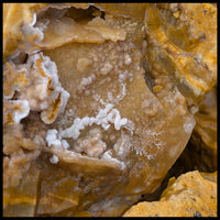 Yellow Feather Agate, Rough Rock, per lb