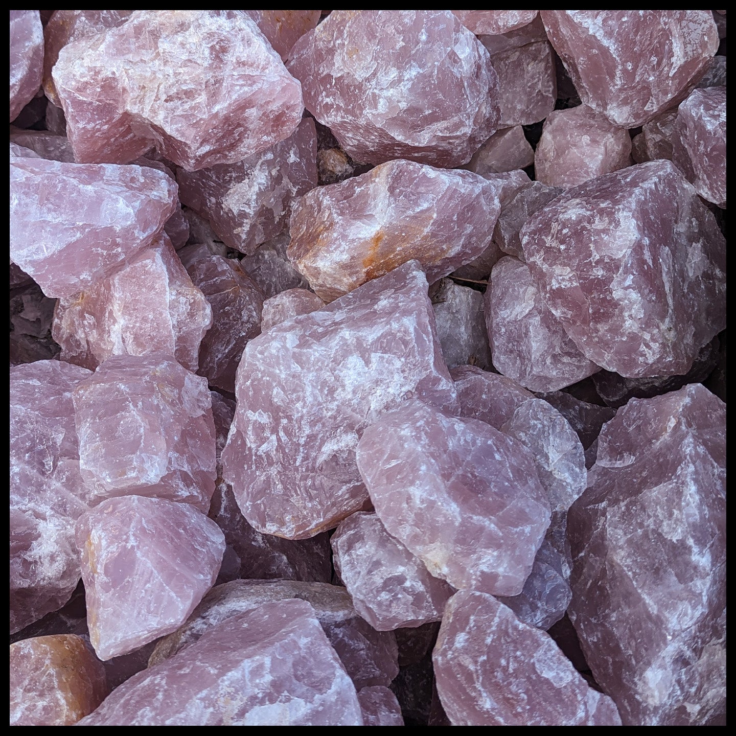 Rose Quartz, Rough Rock, per lb| The Gem Shop, Inc.
