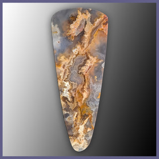 RRP738c Regency Rose Plume Agate Cabochon