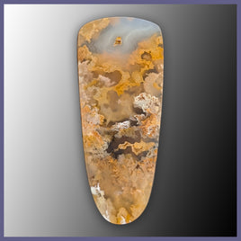 RRP744c Regency Rose Plume Agate Cabochon