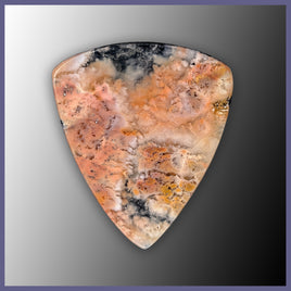RRP746c Regency Rose Agate and Black Jade Cabochon