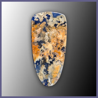 RRP748c Regency Rose Agate and Lapis Cabochon