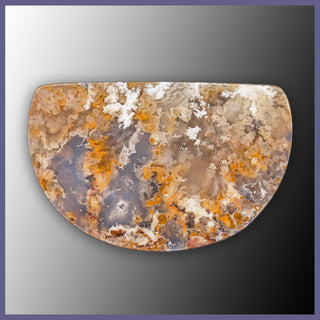 RRP751c Regency Rose Plume Agate Cabochon