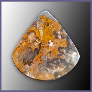 RRP754c Regency Rose Plume Agate Cabochon