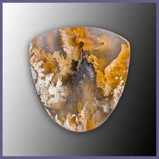 RRP757c Regency Rose Plume Agate Cabochon
