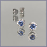 RSJ307 Sapphire Earrings