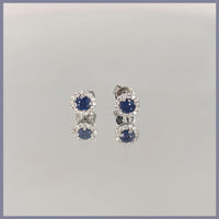 RSJ309 Sapphire Earrings