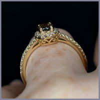 RSJ320 Sapphire & Diamond Ring