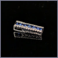 RSJ326 Sapphire & Diamond Pendant