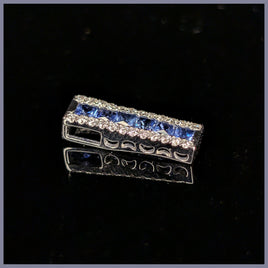 RSJ326 Sapphire & Diamond Pendant