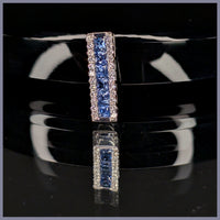 RSJ326 Sapphire & Diamond Pendant