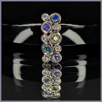RSJ327 Sapphire & Diamond Pendant