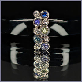 RSJ327 Sapphire & Diamond Pendant