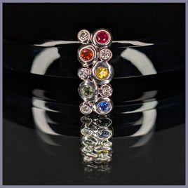 RSJ328 Sapphire & Diamond Pendant