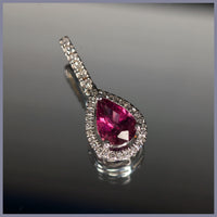 RSJ329 Sapphire & Diamond Pendant