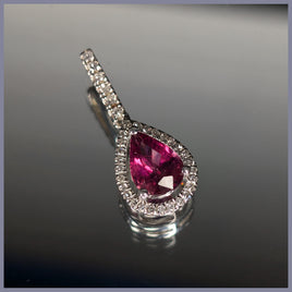 RSJ329 Sapphire & Diamond Pendant
