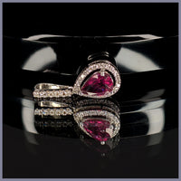 RSJ329 Sapphire & Diamond Pendant