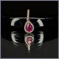 RSJ329 Sapphire & Diamond Pendant