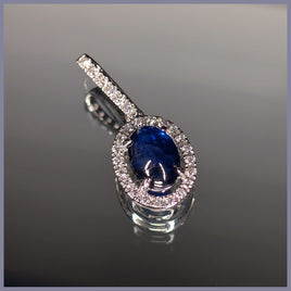 RSJ330 Sapphire & Diamond Pendant