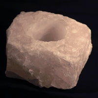 Rose Quartz Candle Holder