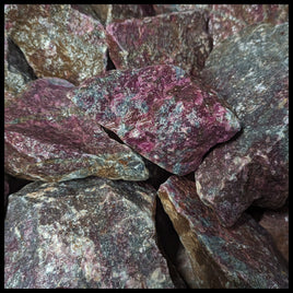 Ruby in Kyanite, Rough Rock, per lb