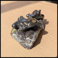 SFR101 Serpentine Frog Carving