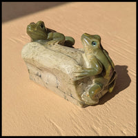 SFR104 Serpentine Frog Carving