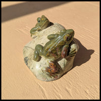 SFR104 Serpentine Frog Carving