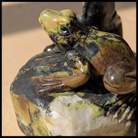 SFR107 Serpentine Frog Carving