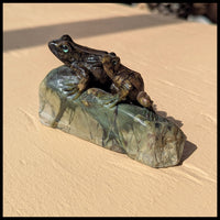 SFR108 Serpentine Frog Carving