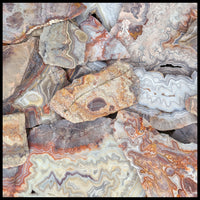 Laguna Lace Agate Slabs - 1 lb lot