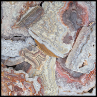Laguna Lace Agate Slabs - 1 lb lot