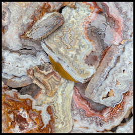 Laguna Lace Agate Slabs - 1 lb lot
