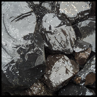 Snowflake Obsidian, Small Flake, Rough Rock, per lb