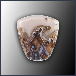 STI164c Stick Agate Doublet Cabochon