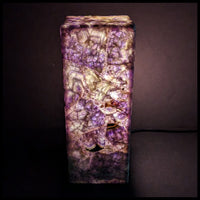 STL129 Amethyst Stone Lamp