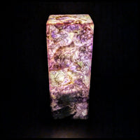 STL131 Amethyst Stone Lamp