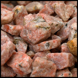 Sunstone, Tumbling Rough, per lb