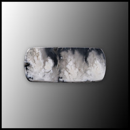 SWP102c White Plume Agate Cabochon