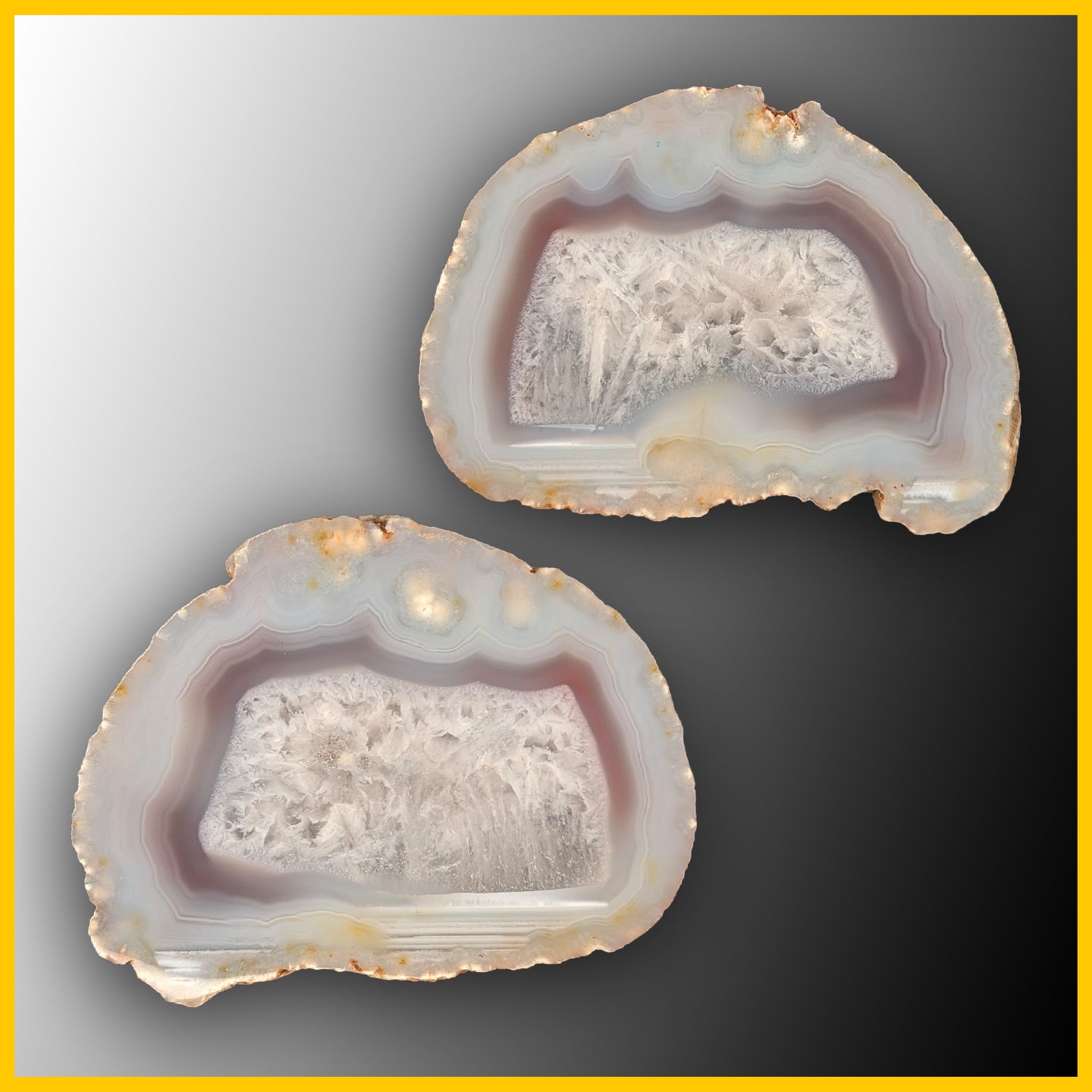 SWZ149pr Swazi Agate Specimen Pair| The Gem Shop, Inc.