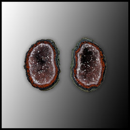 TAB3738 Tabasco Geode Pair