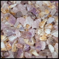 Quartz Mix, Tumbling Rough, per lb