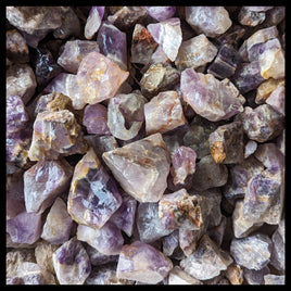Amethyst, India, Tumbling Rough, per lb