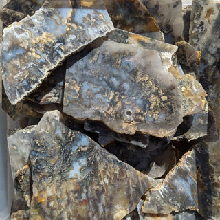 Graveyard Point Plume Agate Slabs (Classic) - 1 lb lot