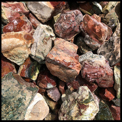 Imperial Jasper, Select, Rough Rock, per lb